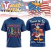 Donald Duck 250 Years of Freedom US Blue T Shirt