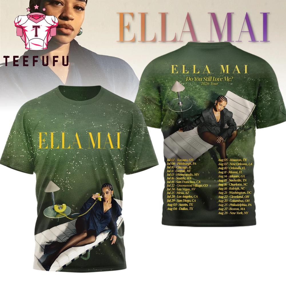 Ella Mai Do You Still Love Me Tour 2026 T Shirt
