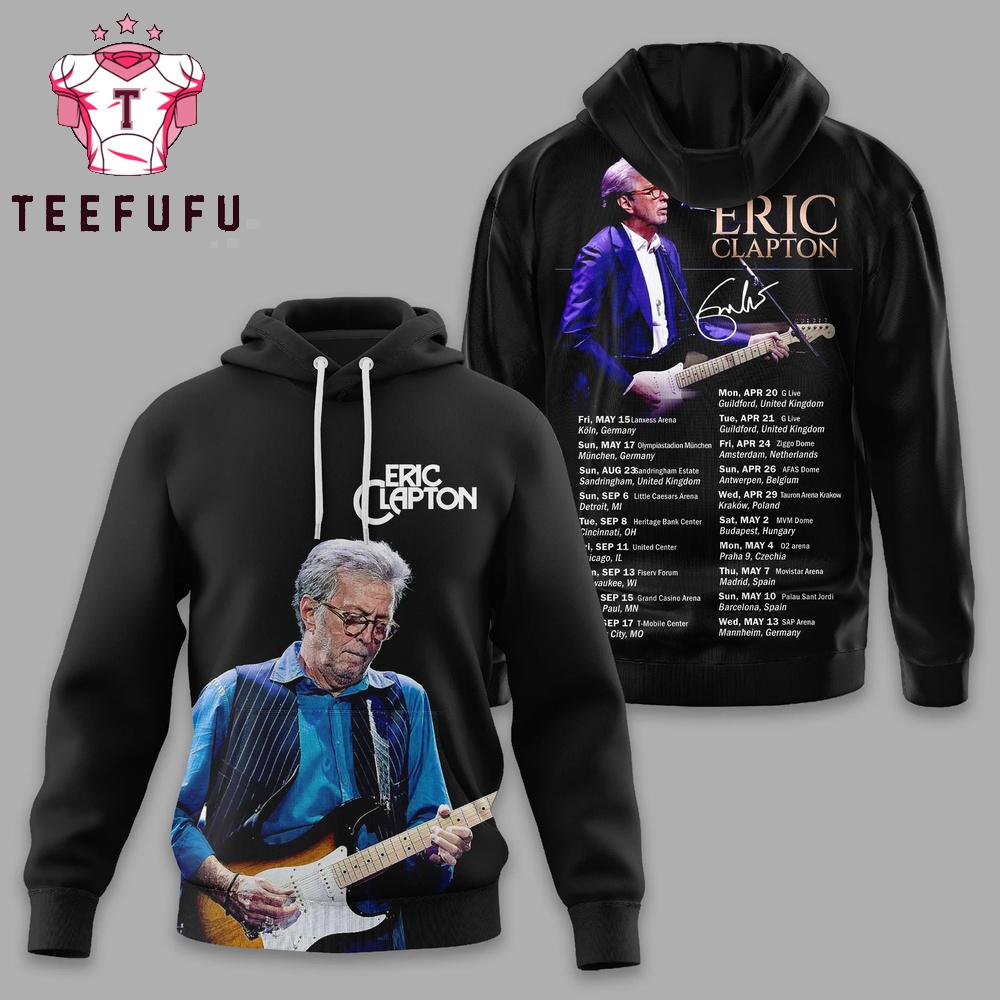 Eric Clapton 2026 Tour Scheduler Hoodie
