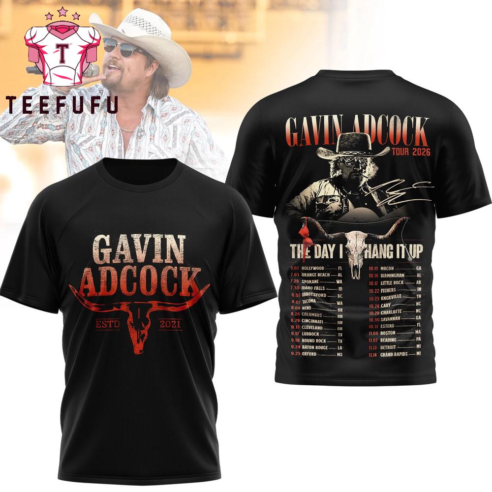 Gavin Adcock Tour 2026 T Shirt