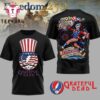 Grateful Dead 250th Anniversary 1776-2026 America Flag Black T Shirt
