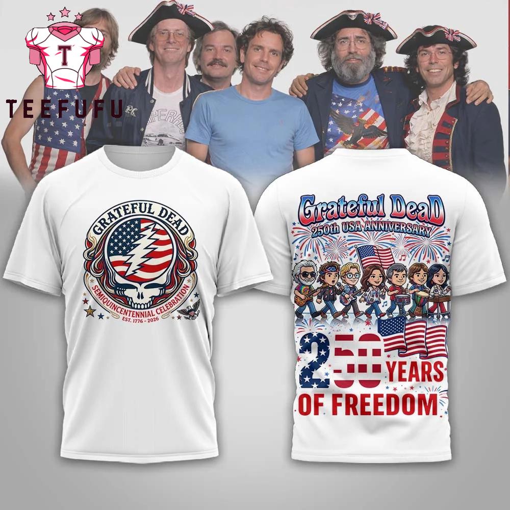 Grateful Dead 250th USA Anniversary White T Shirt