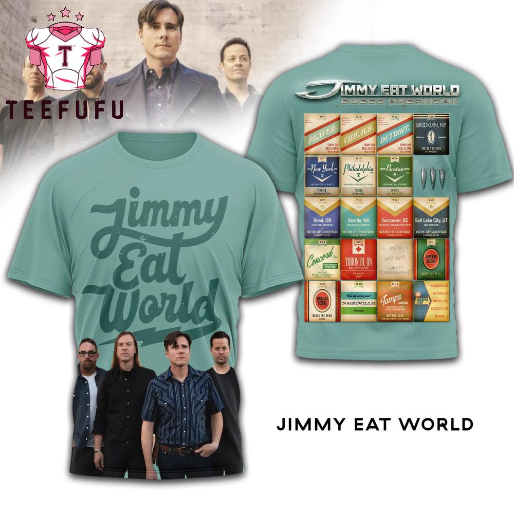Jimmy Eat World Bleed American 2026 T Shirt