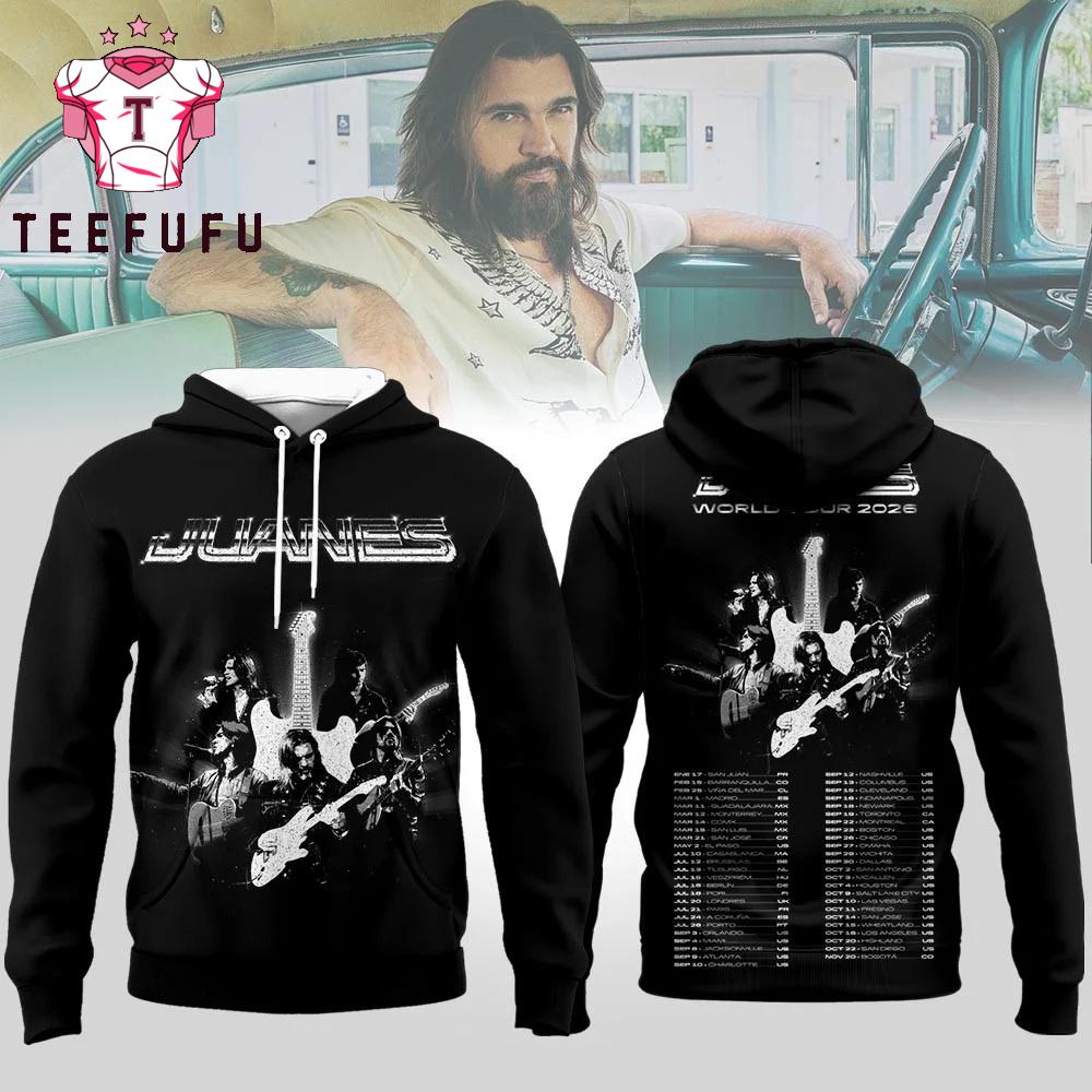 Juanes World Tour 2026 Scheduler Hoodie