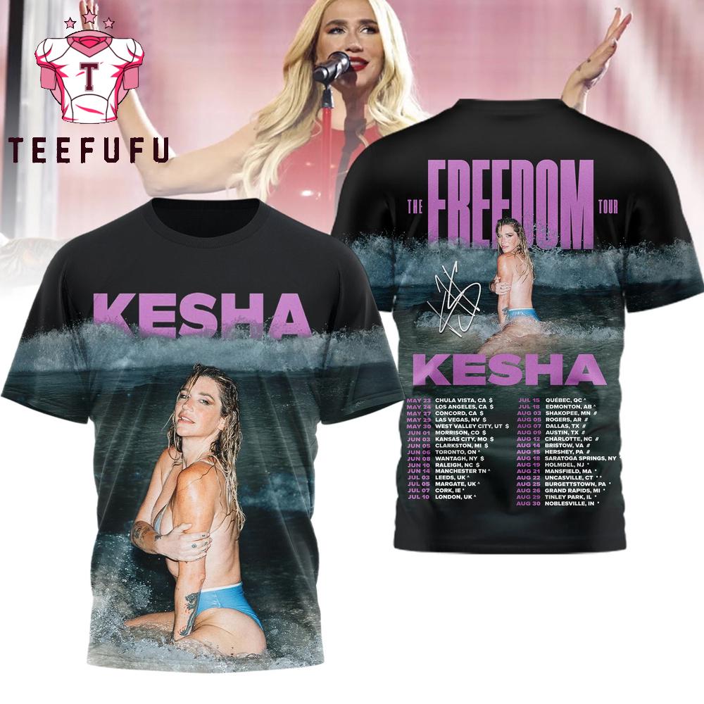 Kesha The Freedom Tour 2026 T Shirt