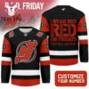 New Jersey Devils NHL Red Friday Hockey Jersey