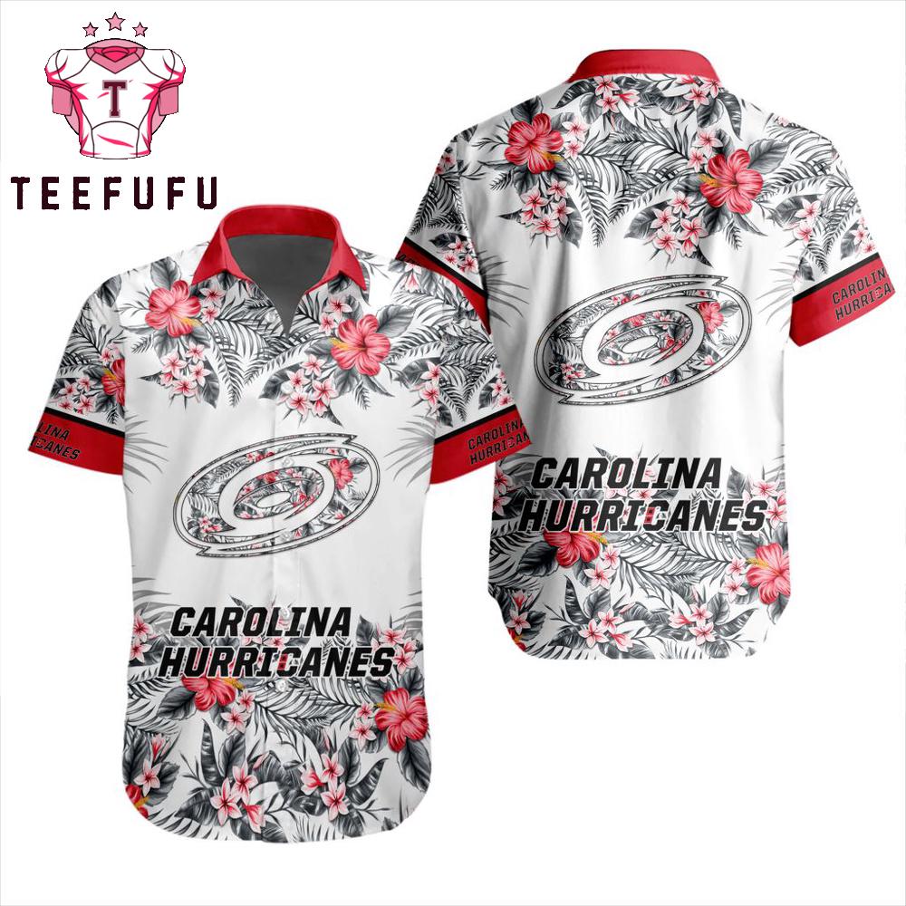 NHL Carolina Hurricanes Special New Button Hawaiian Shirt