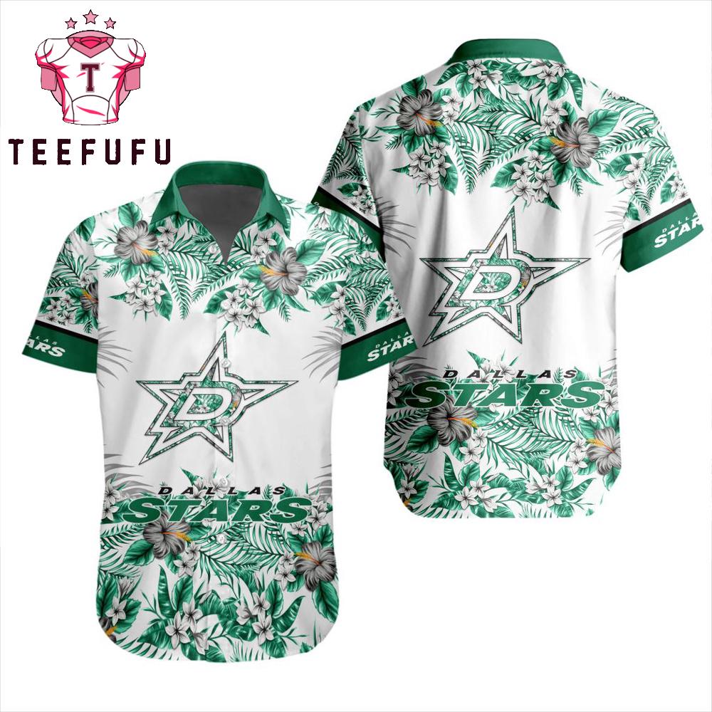 NHL Dallas Stars Special New Button Hawaiian Shirt