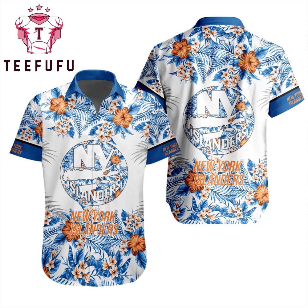 NHL New York Islanders Special New Button Hawaiian Shirt