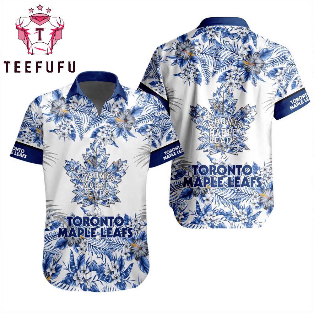 NHL Toronto Maple Leafs Special New Button Hawaiian Shirt