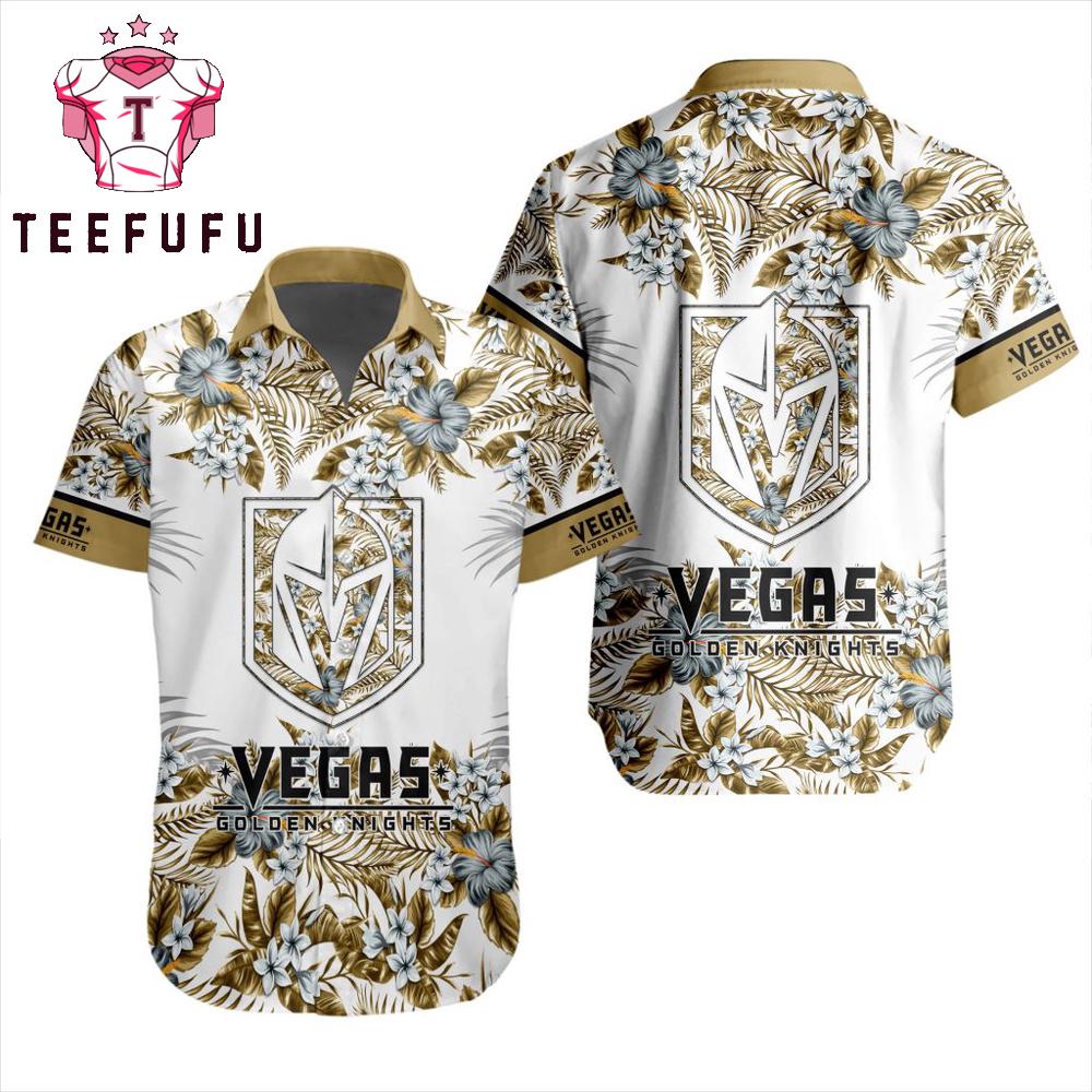 NHL Vegas Golden Knights Special New Button Hawaiian Shirt
