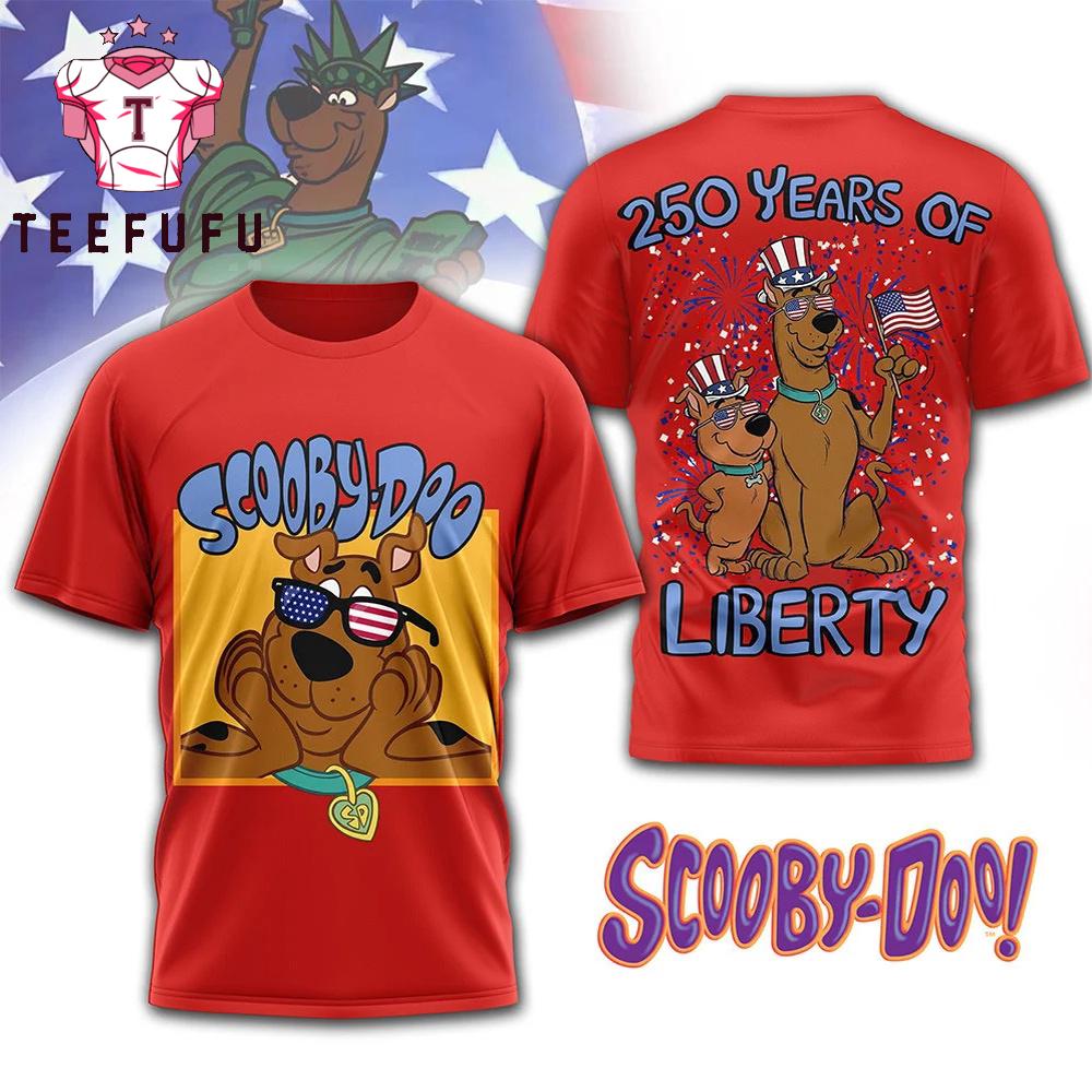 Scooby-Doo 250th USA Anniversary Red T Shirt