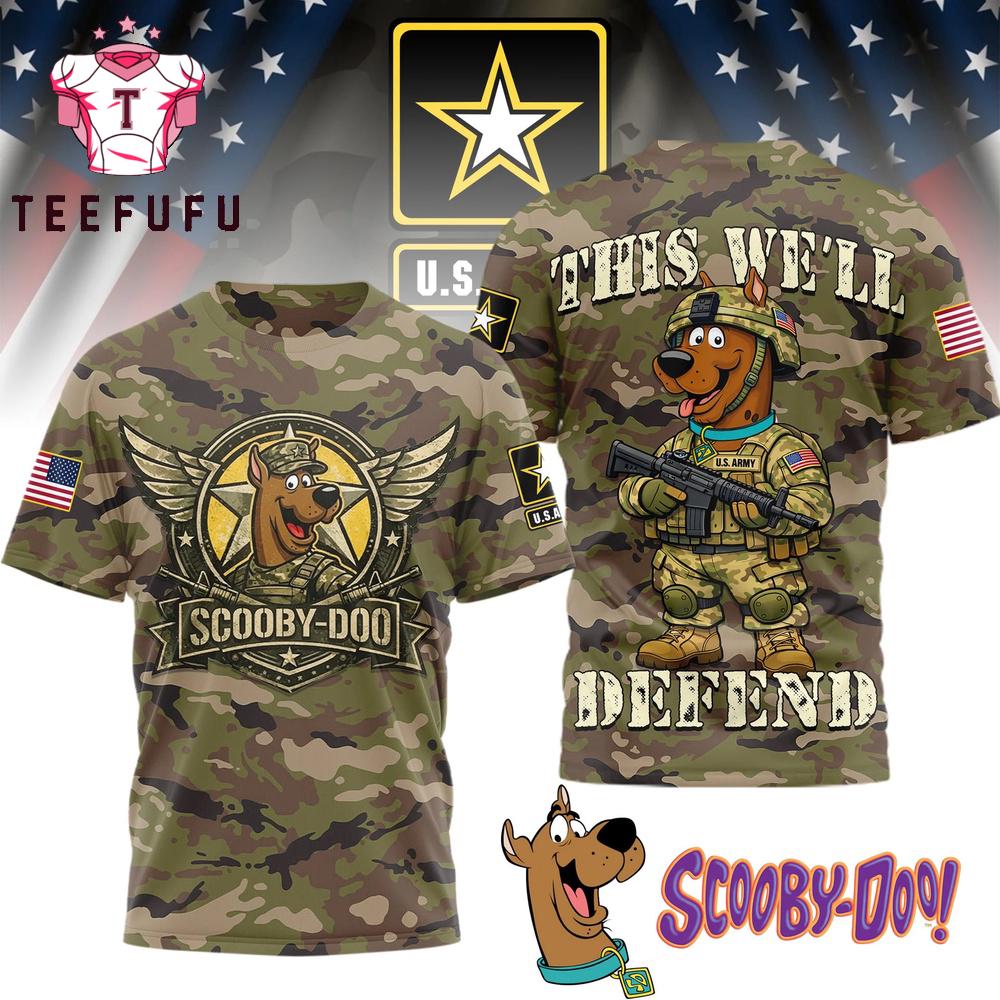 Scooby-Doo US Army Veterans T Shirt