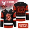 Seattle Kraken NHL Red Friday Hockey Jersey