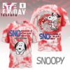 Snoopy 2026 Red Friday All Over Print T Shirt