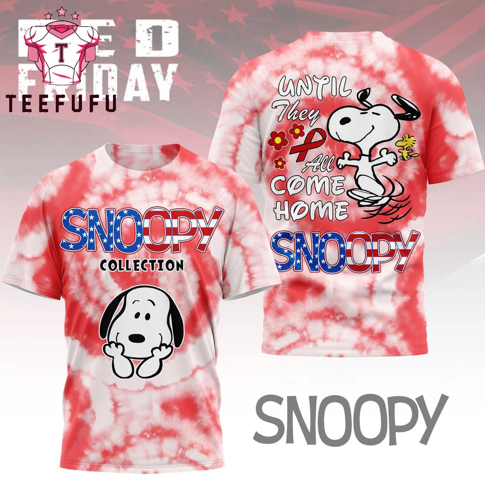 Snoopy 2026 Red Friday All Over Print T Shirt