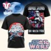 Star Wars May The US Be With You 3D T Shirt