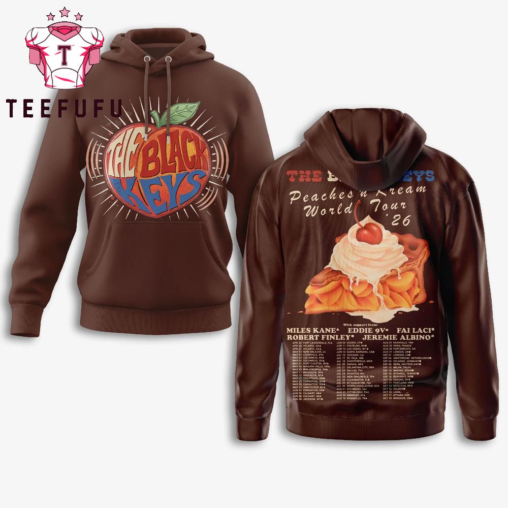The Black Keys Peaches in Kream Wolrd Tour 2026 Hoodie