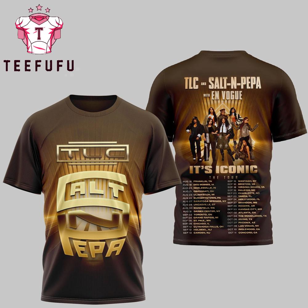 TLC And Salt N Pepa With En Vogue It's Iconic The Tour 2026 T Shirt