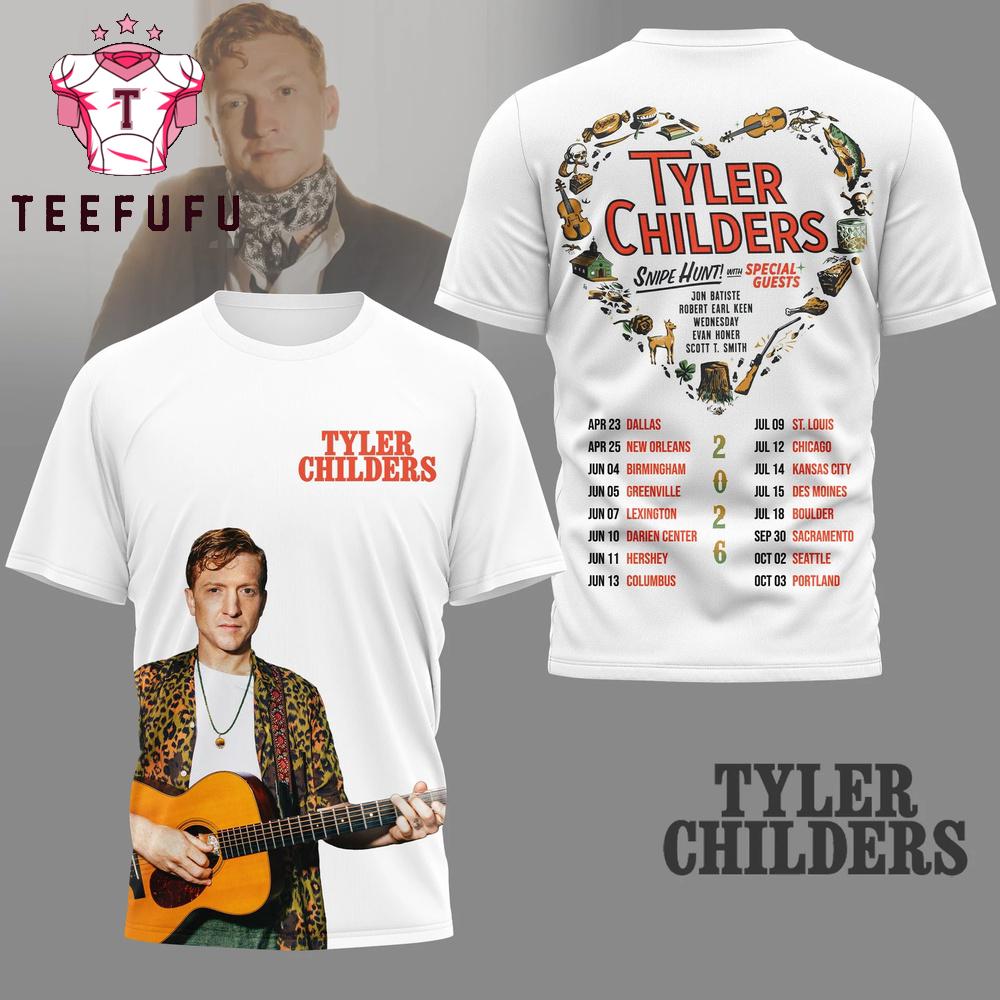 Tyler Childers 2026 Tour Schedule T Shirt