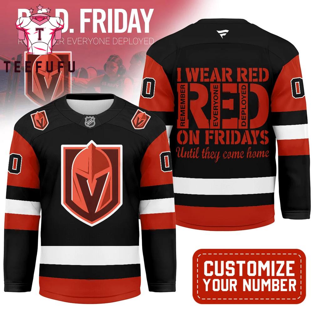 Vegas Golden Knights NHL Red Friday Hockey Jersey