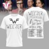 Weezer 2026 Music Tour T Shirt