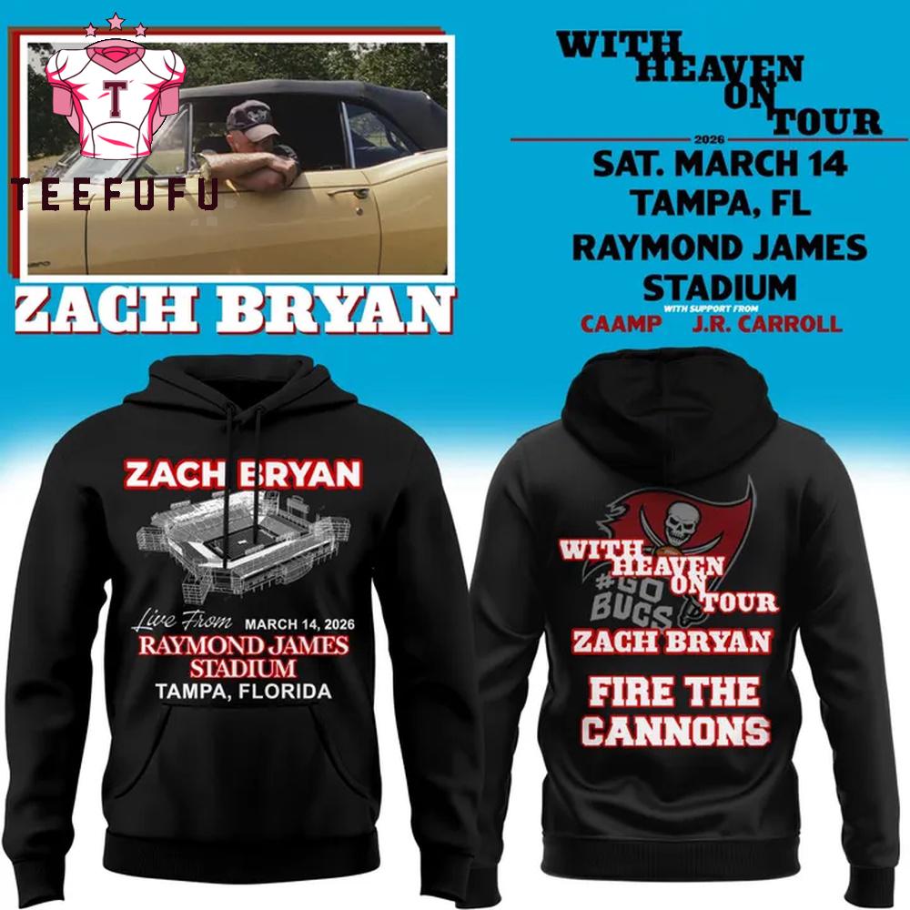 Zach Bryan x Tampa Bay Buccaneers 2026 Hoodie Shirt
