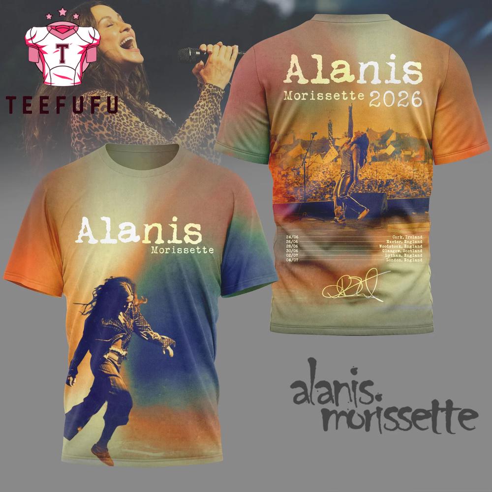 Alanis Morissette 2026 Tour T Shirt