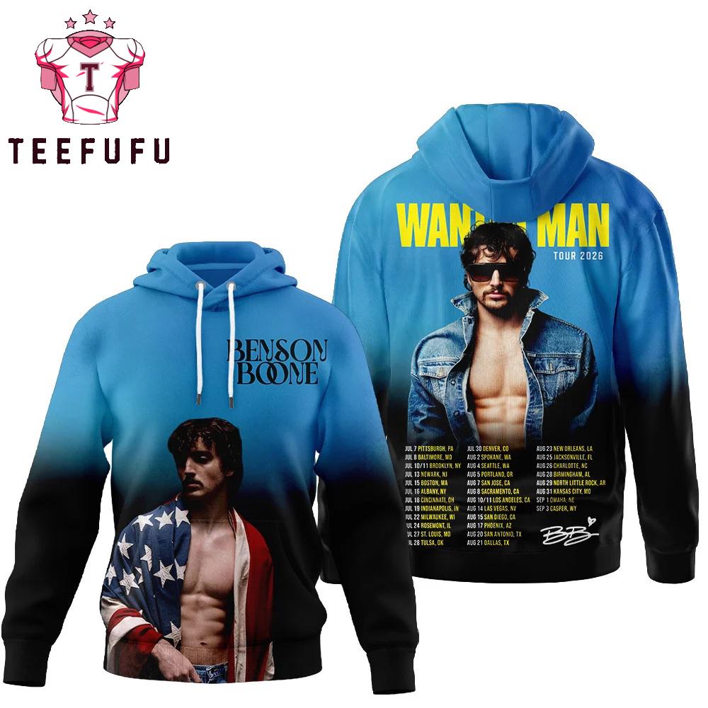 Benson Boone Wanted Man Tour 2026 Hoodie