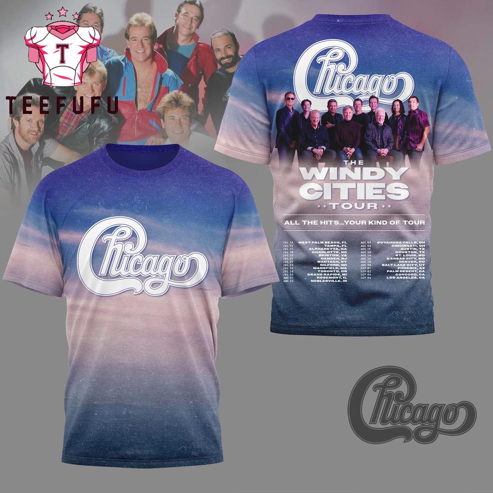 Chicago The Windy Cities Tour 2026 T Shirt