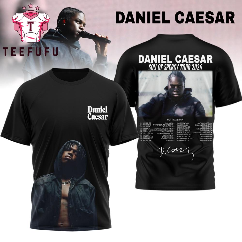 Daniel Caesar Son of Spercy Tour 2026 T Shirt