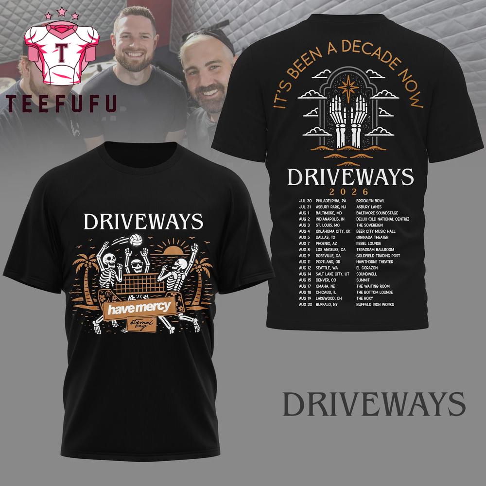 Driveways 2026 Tour Schedule T Shirt