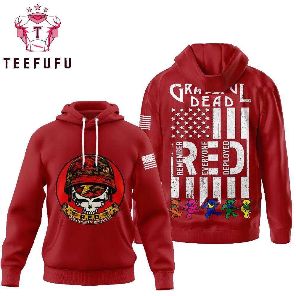 Grateful Dead 2026 Red Friday Hoodie