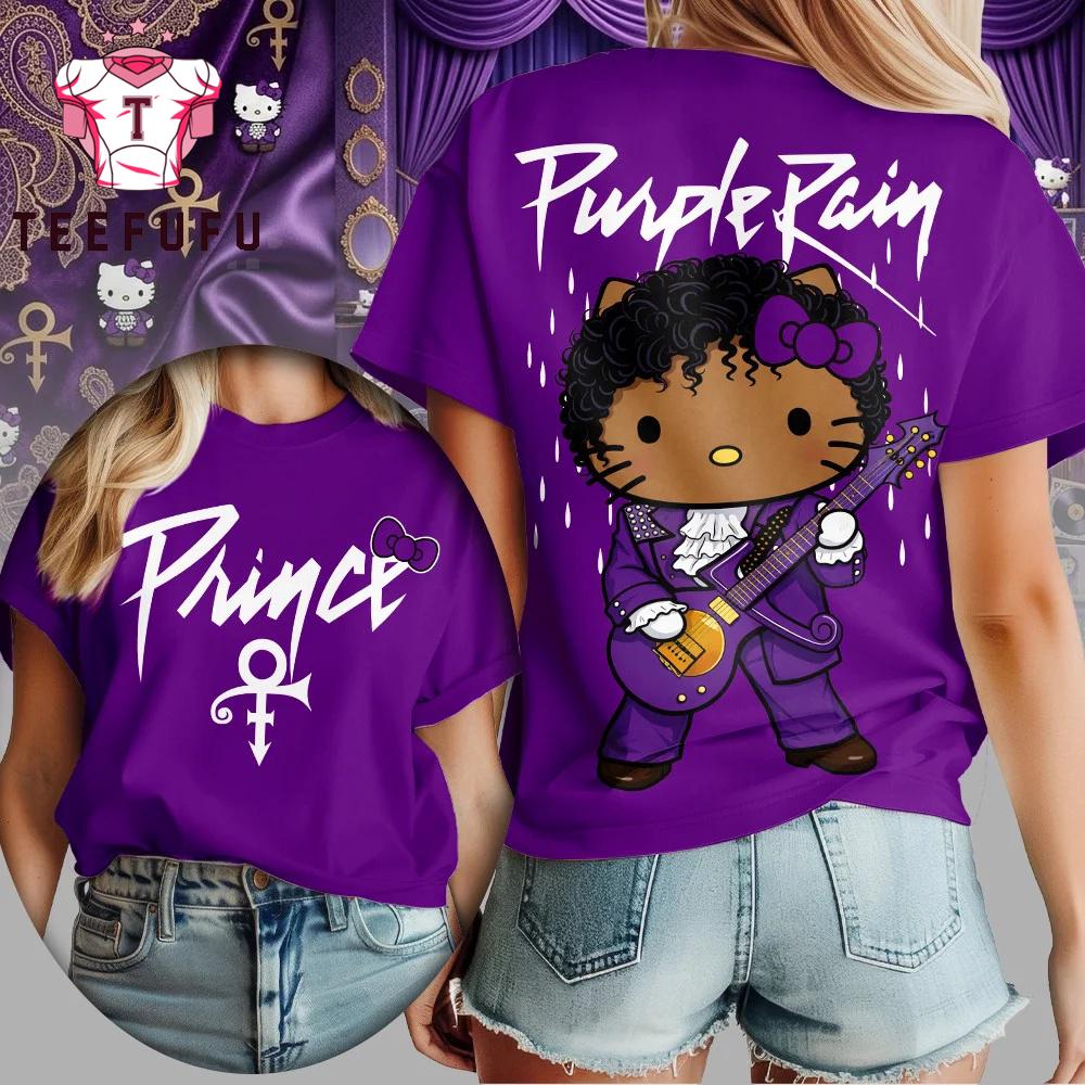 Hello Kitty Prince Purple Rain T Shirt