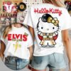 Hello Kitty x Elvis Presley Unisex White T Shirt