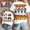 Hello Kitty x Kiss Band Unisex White T Shirt