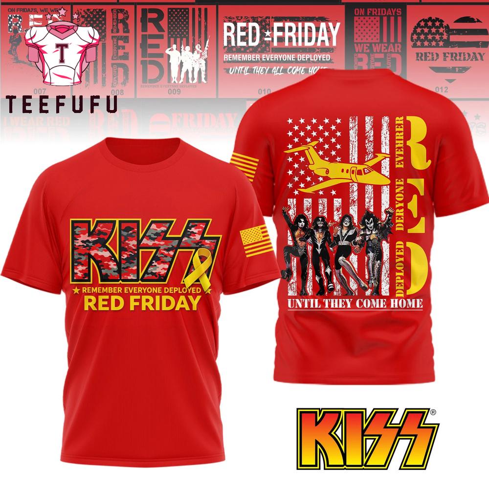 Kiss Band 2026 Red Friday T Shirt