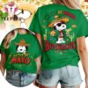 Snoopy Cinco De Mayo 2026 Blue 3D Shirt