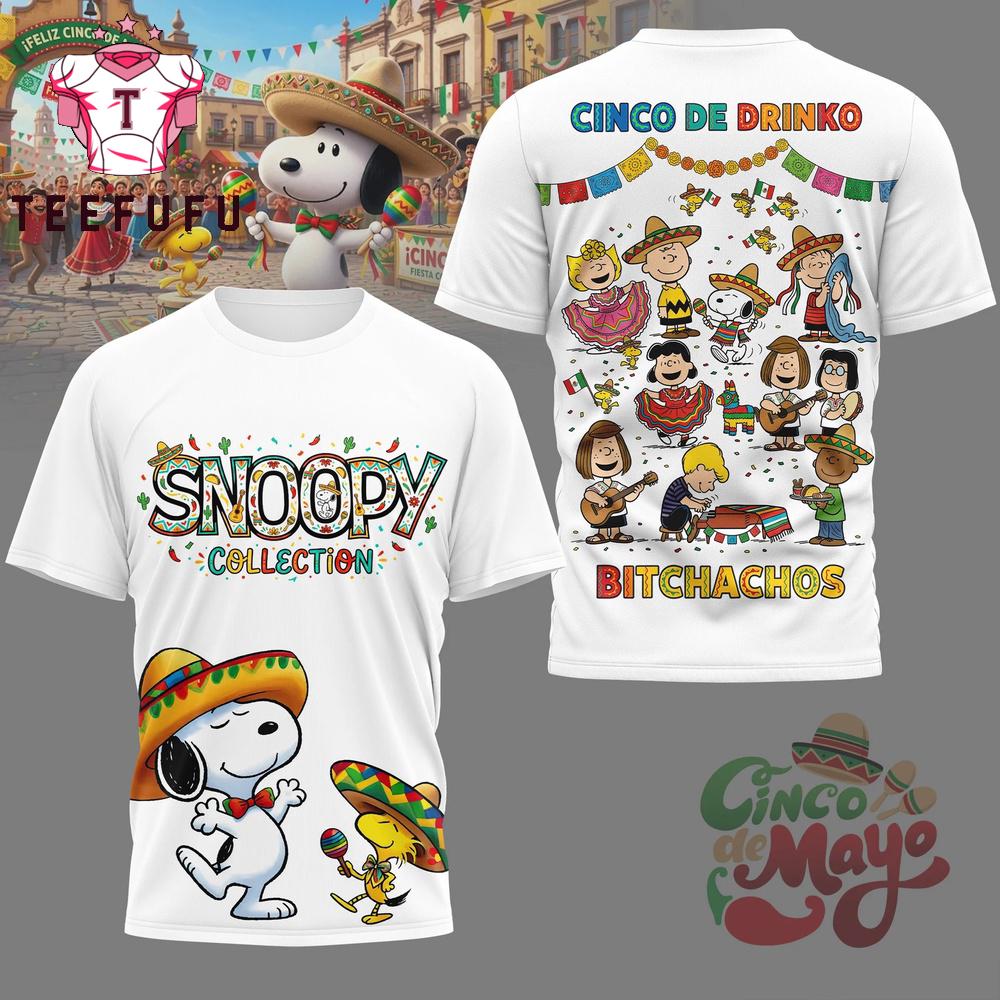 Snoopy Collection Cinco De Drinko T Shirt