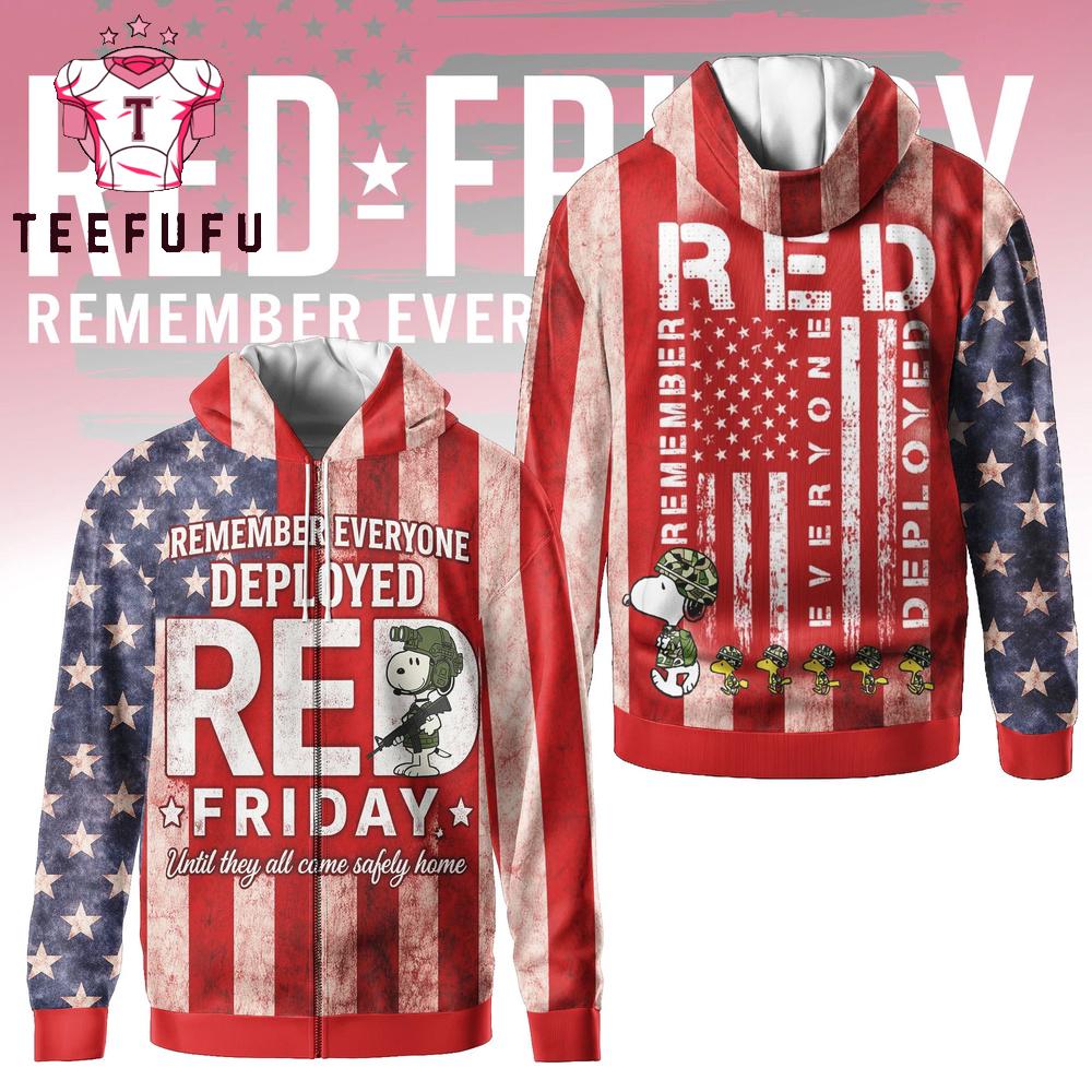 Snoopy Red Friday 2026 Zipper Hoodie