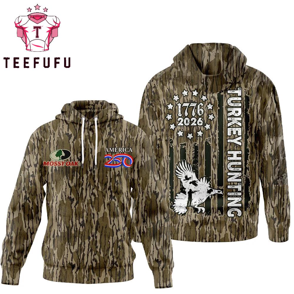 Turkey Hunting 250 Years of America Hoodie