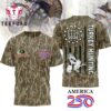 Turkey Hunting 250 Years of America T Shirt