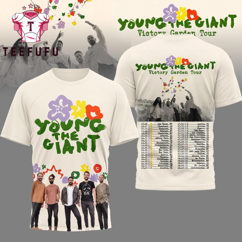 Young The Giant Victory Garden Tour 2026 T Shirt