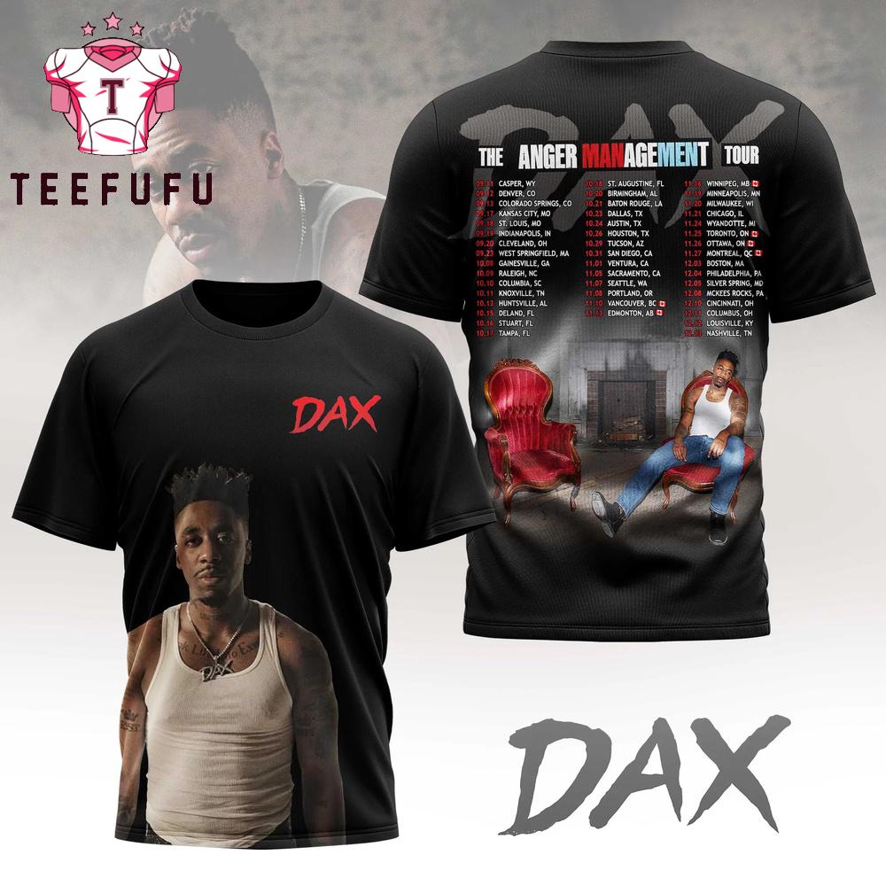 DAX The Anger Management Tour 2026 T Shirt