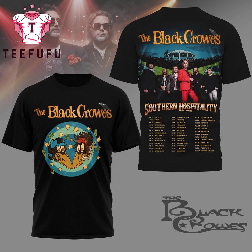 The Black Crowes Southern Hospitality Tour 2026 T Shirt