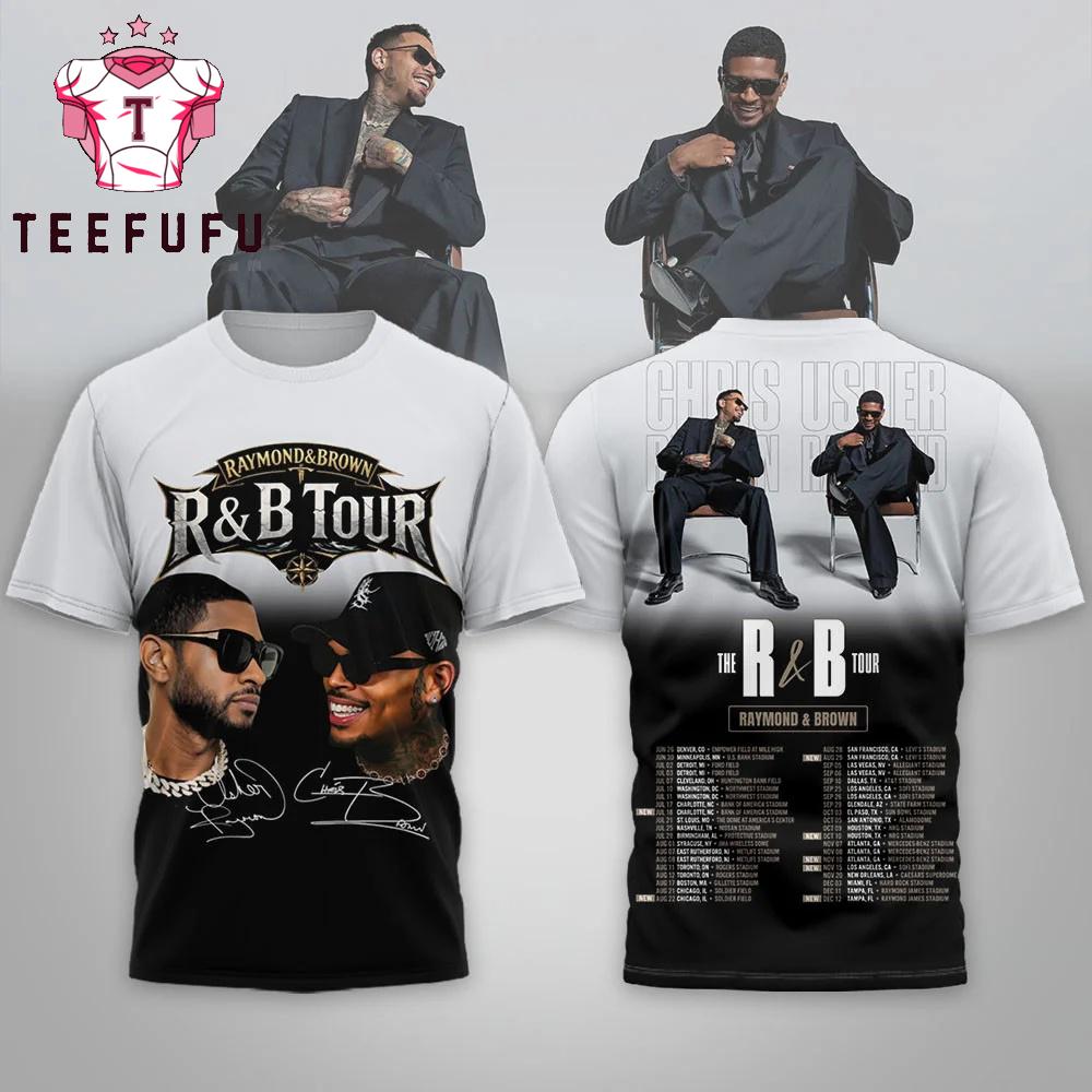 Usher Raymond & Chris Brown The R B Tour 2026 T Shirt
