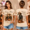Jason Aldean Autumn Pumpkins Cowboy Portrait 2026 Unisex 3D Shirt , Music Trend Shirt Jason Aldean Autumn Pumpkins Cowboy Portrait 2026 Unisex 3D Shirt