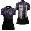 Black Purple Camo Womens Bowling Quarter Zip Shirt Custom American Flag Patriotic Bowling Team Jerseys, Custom Bowling Shirts 1 Black Purple Camo Womens Bowling Quarter Zip Shirt Custom American Flag Patriotic Bowling Team Jerseys, Custom Bowling Shirts
