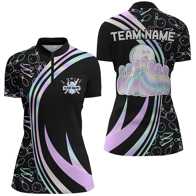 Black Women Bowling Quarter Zip Shirt Custom Neon Camo Team League Bowling Jerseys Gifts For Bowlers Custom Bowling Shirts 1 Dbyvzp Black Women Bowling Quarter Zip Shirt Custom Neon Camo Team League Bowling Jerseys, Gifts For Bowlers, Custom Bowling Shirts