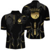 Black and gold Bowling Polo, Quarter Zip Shirts For Men Custom Bowling King Team Jerseys Outfits, Custom Team Bowling Jerseys, Bowling Shirts 1 Black and gold Bowling Polo, Quarter Zip Shirts For Men Custom Bowling King Team Jerseys Outfits, Custom Team Bowling Jerseys, Bowling Shirts